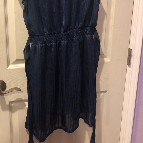 Navy Blue Vintage Dress - Picture 5 of 7